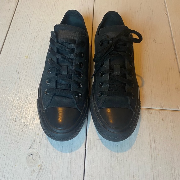 Men’s black converse shoe size 6 - Picture 7 of 12